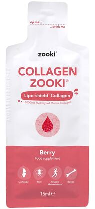 Picture of Zooki: Collagen (20 x 15ml Sachets): Berry Flavour