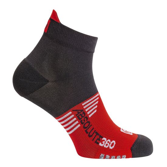 Picture of Absolute 360: Performance Running Socks: Ankle: Black / Red
