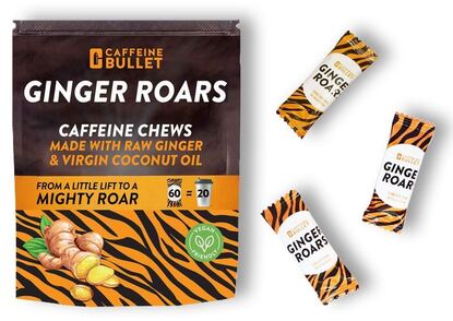 Picture of Caffeine Bullet: Ginger Roars (Bulk Bag of 60 chews)