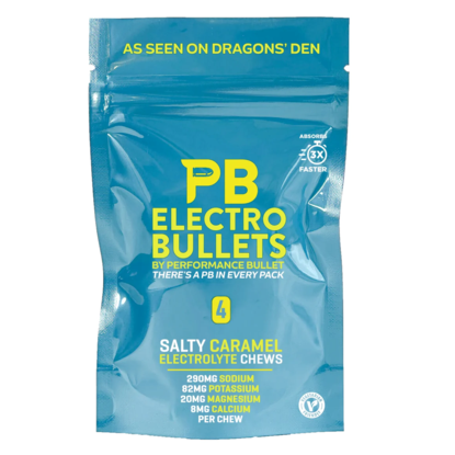 Picture of Caffeine Bullet: Salty Caramel Electro Bullet (20 packs of 4 chews)
