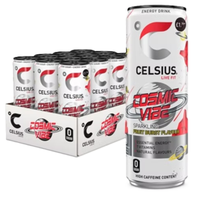 Picture of Celsius Cosmic Vibe Energy Drink 335ml (12 x 335ml)