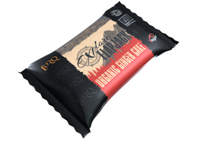 Picture of 70% OFF CLEARANCE: Torq Organic Explore Vegan Flapjacks Bar Flavour: Ginger Cake (20 X 65g) - (OUT OF DATE BB 06/10/25)