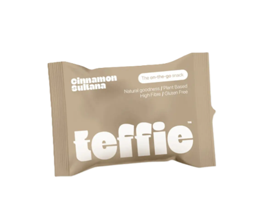 Picture of 50% OFF CLEARANCE: Teffie - Cinnamon Sultana (24 x 36g Bars) (SHORT-DATED BB 30/10/25)