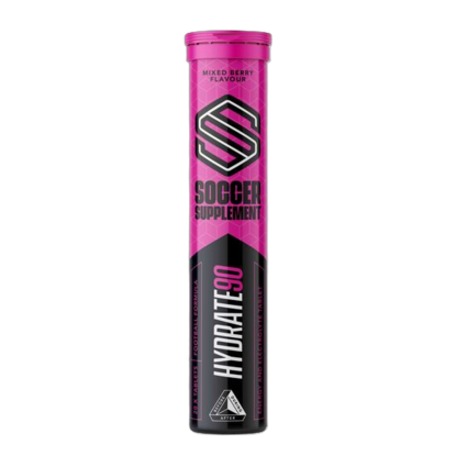 Show details for Soccer Supplements: Hydrate90® Tablets - Effervescent Electrolyte tablets (6 x 20 x 4g) Picture of Soccer Supplements: Hydrate90® Tablets - Effervescent Electrolyte tablets (6 x 20 x 4g)