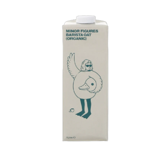 Picture of OUT OF STOCK: Minor Figures ORGANIC Oat Milk - Barista - 6 x 1 litre - NEW LOWER PRICE SAME AS REGULAR