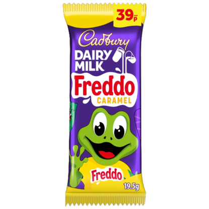 Picture of Cadbury Dairy Milk Caramel Freddo Bars (60 Bars x 18g) 39p Price Marked
