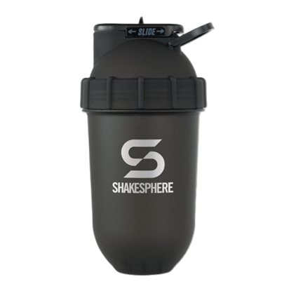 Picture of ShakeSphere Tumbler Black Frosted with White Logo 700mls