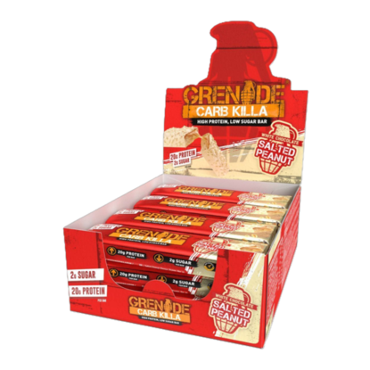 Picture of 50% OFF CLEARANCE: Grenade Carb Killa White Choc Peanut (SHORT-DATED: 31/12/25)