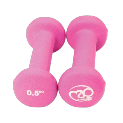 Picture of Mad Fitness: Pink Neoprene 0.5 KG Dumbbells (Pair) (FDBELL05)