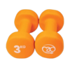 Picture of Mad Fitness: Orange Neoprene 3 KG Dumbbells (Pair) (FDBELL3)