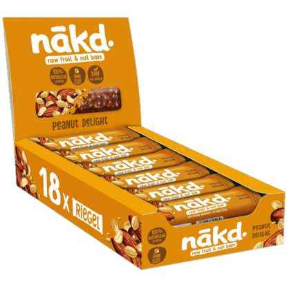 Picture of 50% OFF CLEARANCE: Nākd Vegan Energy Bars Peanut Delight 18 x 35g Bars (BB: 01/2026)