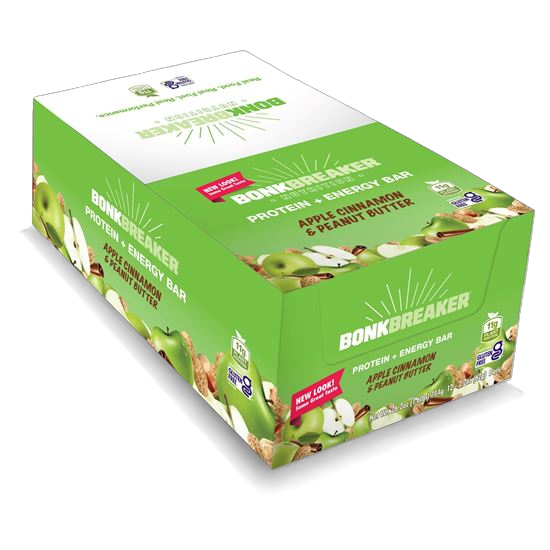 Picture of 25% OFF CLEARANCE: Bonk Breaker - Protein & Energy Bars Apple and Cinnamon (12 x 62g Bars) (BB: 12/02/2026)