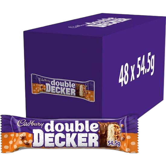 Picture of 50% OFF CLEARANCE: Cadbury Double Decker Chocolate Bar (48 x 54.5g) (BB: 02/2026)