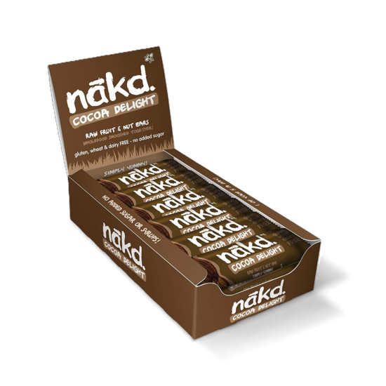 Picture of 50% OFF CLEARANCE: Nākd Vegan Energy Bars (18 x 35g Bars) COCOA DELIGHT (BB: 04/05/2026)