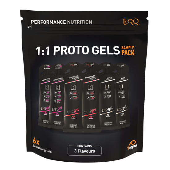 Picture of Torq 1:1 PROTO SAMPLE PACK 6 Gels (3 x 2 Flavours)